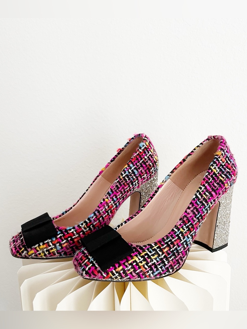 🆕 JCrew Tweed & Sparkle Heels